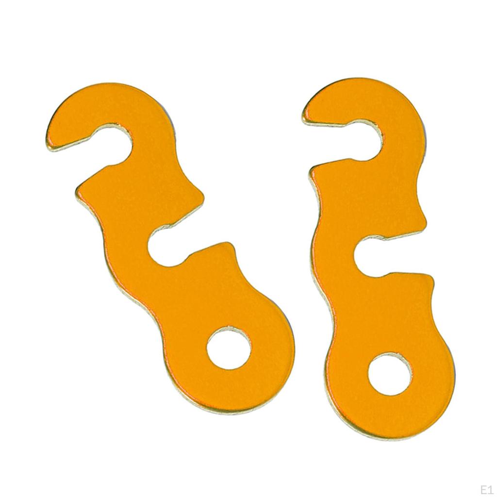 10 Rope Adjuster Adjustable Hole Aluminum Alloy Tent Tensioners for Guy line Camping Gear Outdoor
