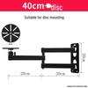 Adjustable Wall/Ceiling Mount for Tablet/Projector with Stable Load Bearing