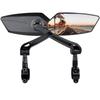 Bike Looking Glass Set Universals Reflective Bike Looking Glass Durability Rear View for Strengthen Safety in Cycling