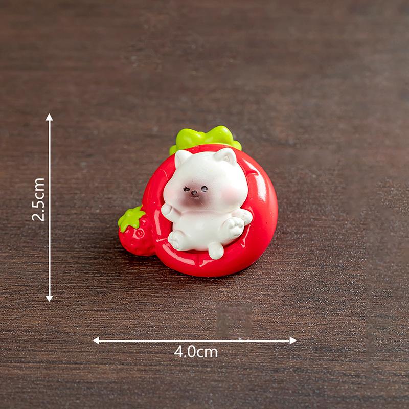 Cute Fruit Cute Small Animal Dolls Micro Landscape DIY Decorations Blind Bag Accessories Car Small Ornaments