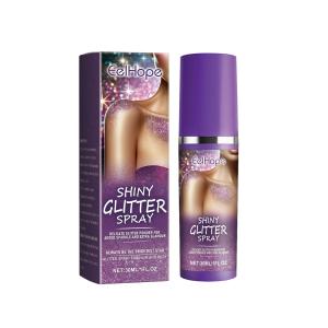 Eelhope Sternen Glitzer Spray Schimmer Spray für Körper Arme Dekolleté für Nachtclub Party