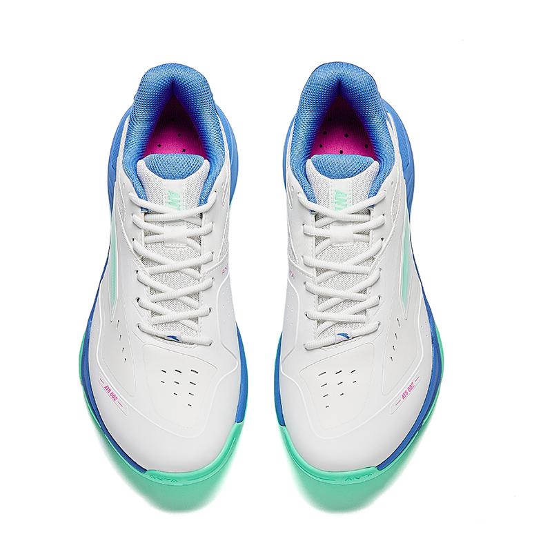 Anta Shunying Comprehensive Training Series Badminton Shoes Men Shoes Paper-White Water-Blue 912634495-4