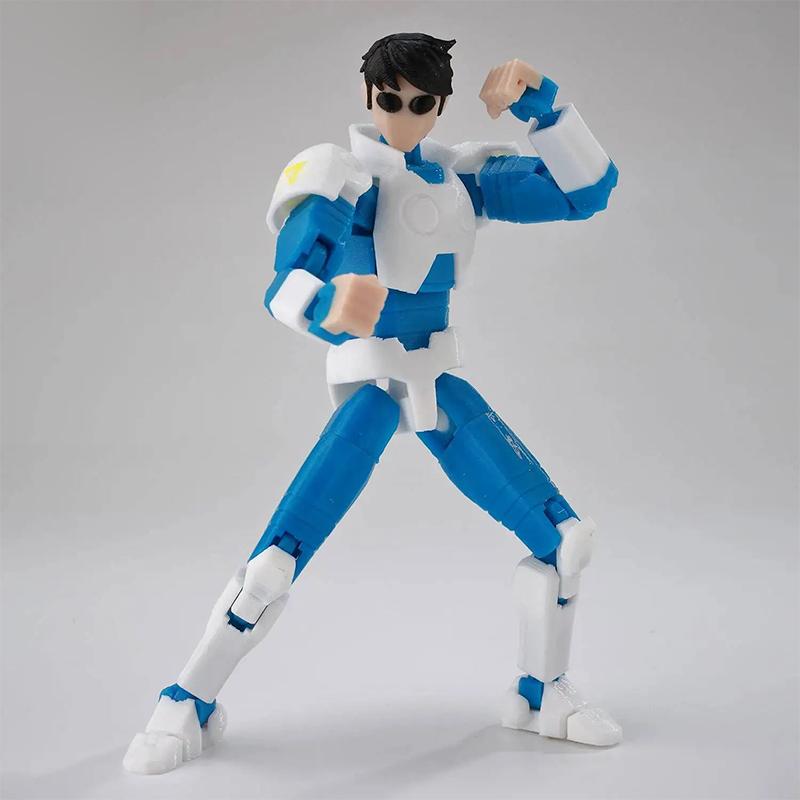3D-gedruckte bewegliche Actionfigur Gelenkmodellbausatz Zusammengebaute Superheldenfigur Für Tischspiele Dekoration & Sammlergeschenke