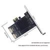 SFF8087 To PCIE Adapter PCIE X1 To SFF-8087 Expansion Card Support 9 Port 6Gbps SATA3.0 Controller Accessories