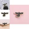 Eye-catching Colorful Eagle Bird Shaped Pin Charming Alloy Brooch For Men And Women