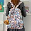 School Bag Ladies Kapibara School Bag College Wind Junior High School Student Large Capacity School Bag Casual Backpack