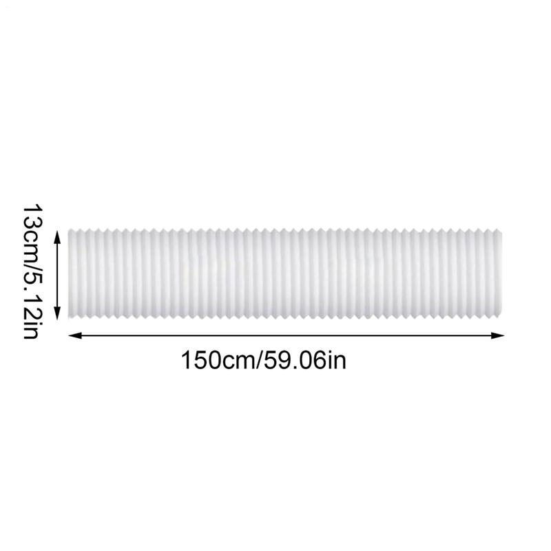A74G-Flachschlauchadapter Fensterlüftungsset Klimaschlauchverbinder Tragbarer Klimaschlauchkuppler mit Rohr