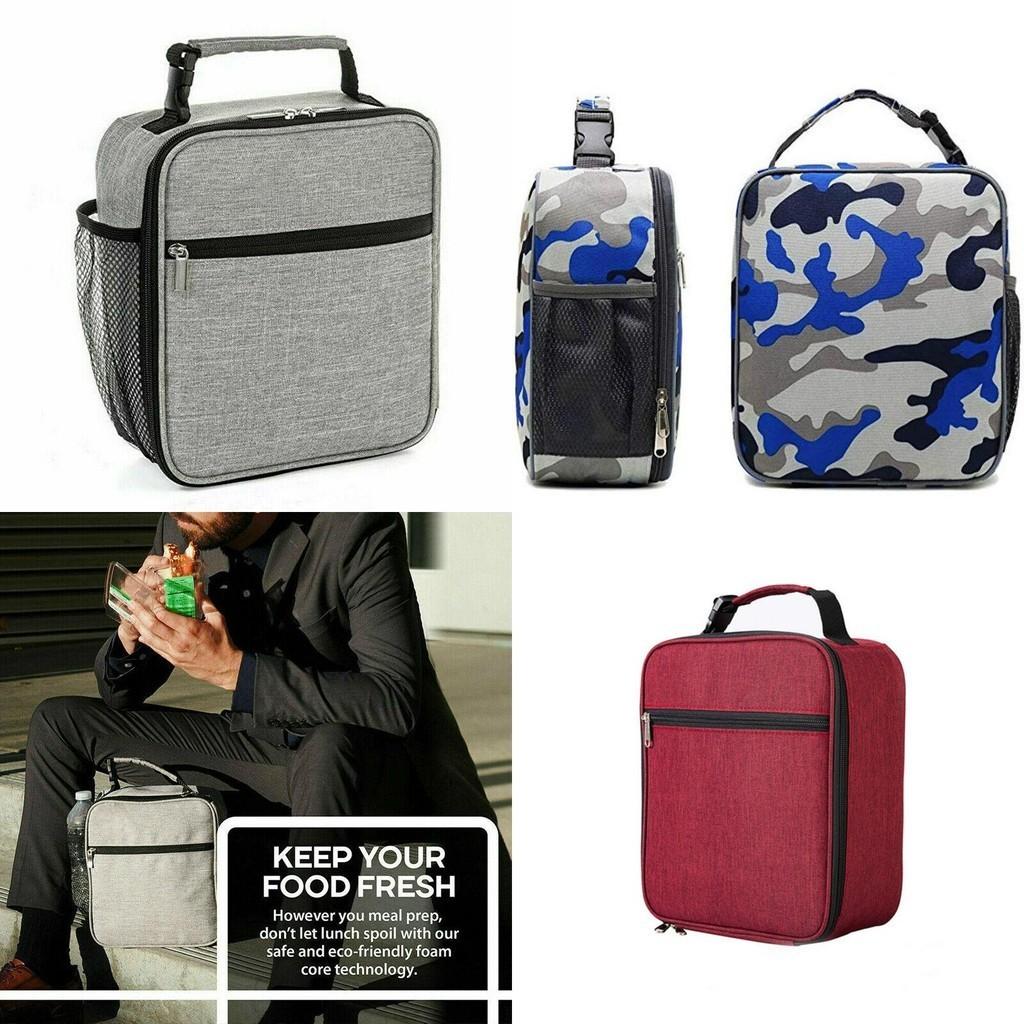 Multi-functional Insulated Lunch Bag Great For Work Or Picnics With Stylish Look And Ample Capacity