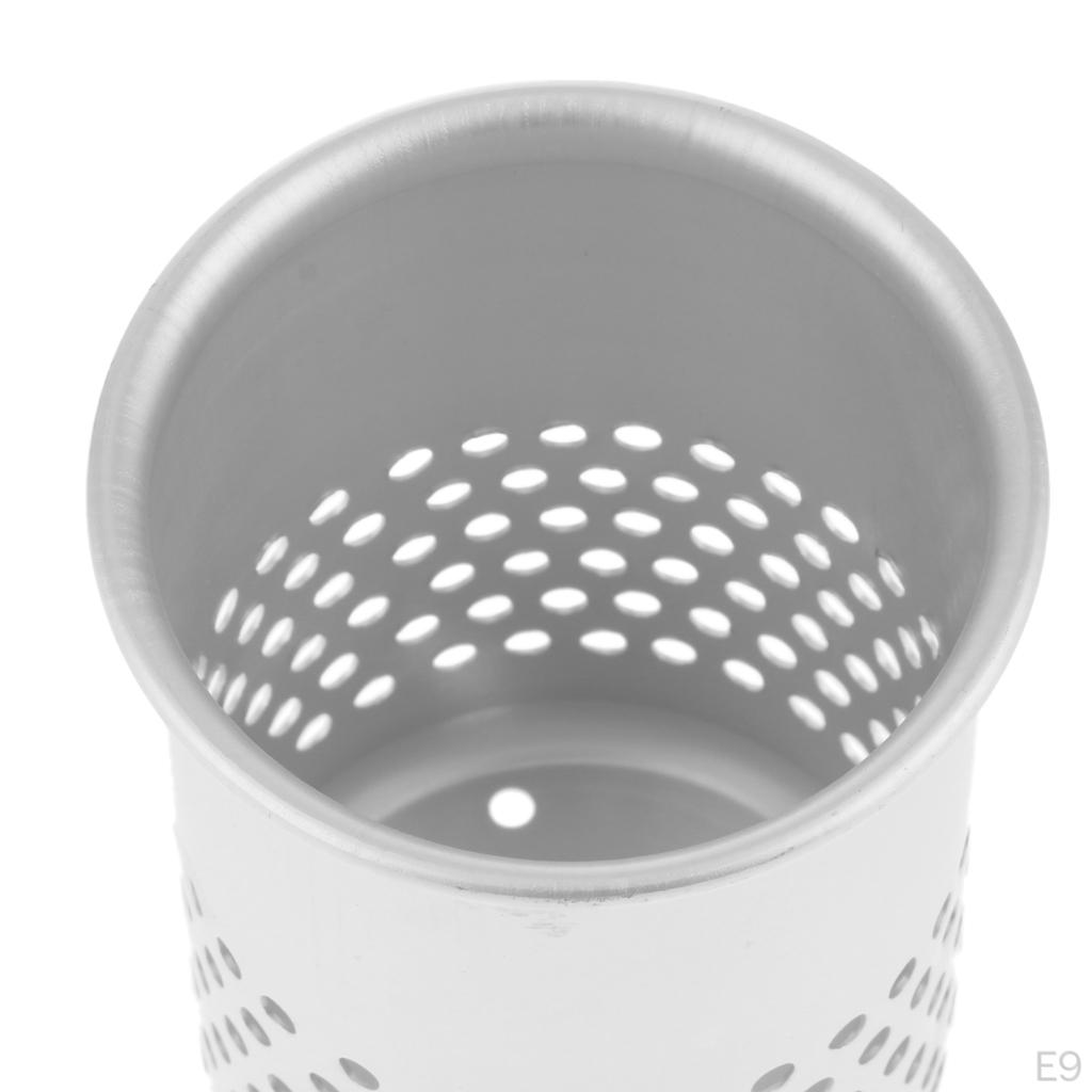 Wall-Mounted Hair Dryer Holder Comb Brush Organizer Cup Rack