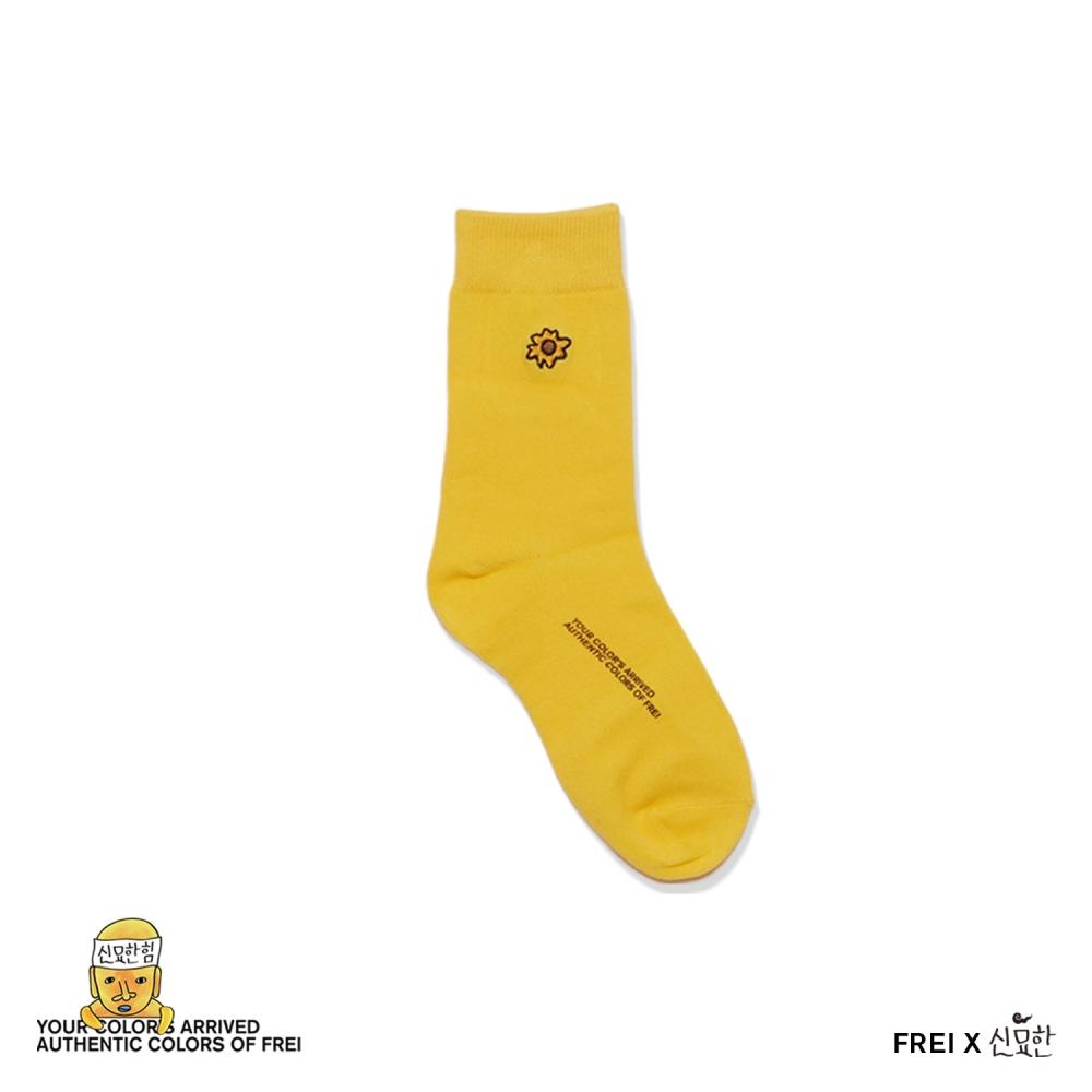 

НОСКИ FREI [Fry x Mysterious] SUNFLOWER ОТ MINO YELLOW