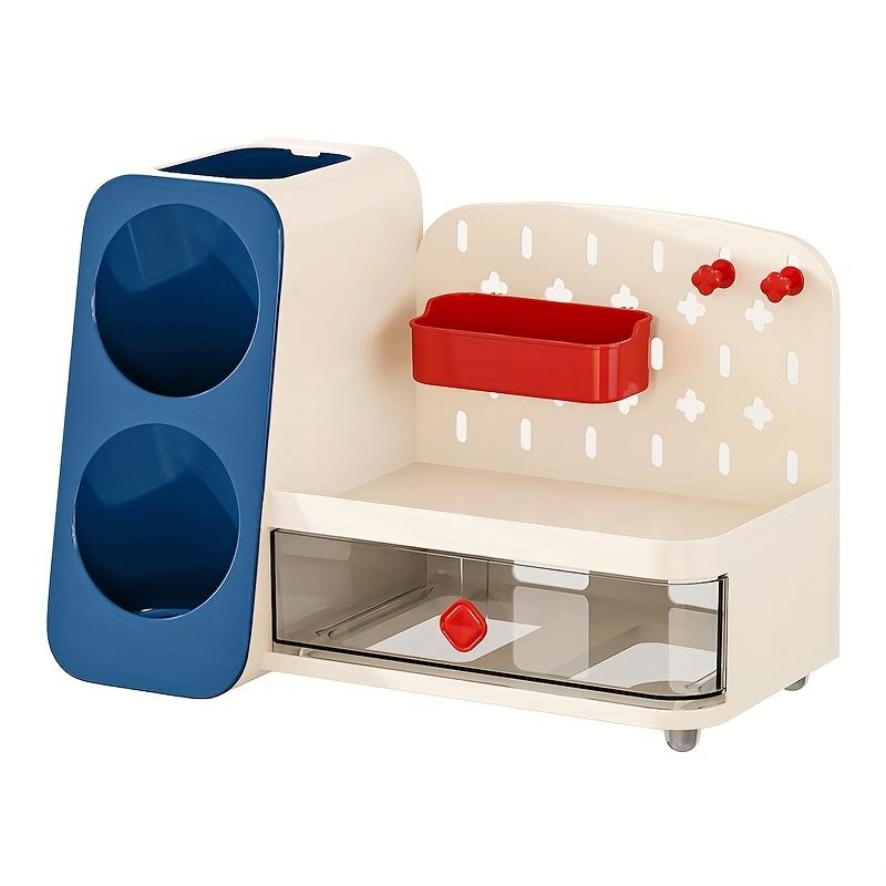 1pc Creative Stationery Pen Holder Storage Box, Desktop Organizer, Suitable for Desk Office Desk Storage Stationery Rack