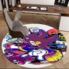 1pc Sonic the Hedgehog & Friends Anime Cartoon Design Round Carpet - Office Chair Mat, Non-Slip Rug for Home Decor, Living Room