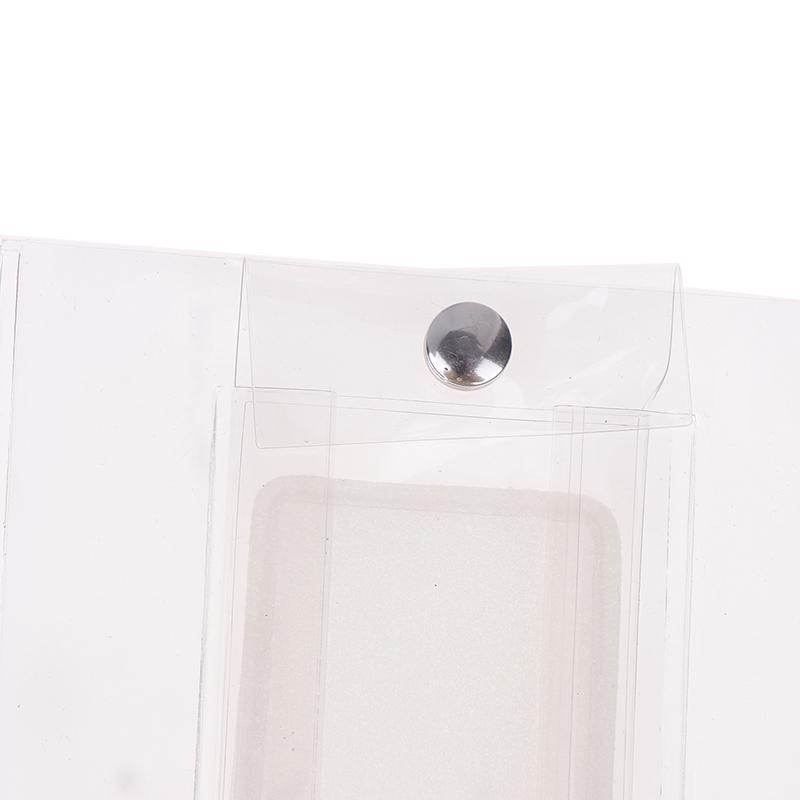 1Pc Transparent Plastic Pvc Jewelry Snap Packaging Bags Necklace Bracelet Dustproof Oxidation Watch Gift Storage Pouch