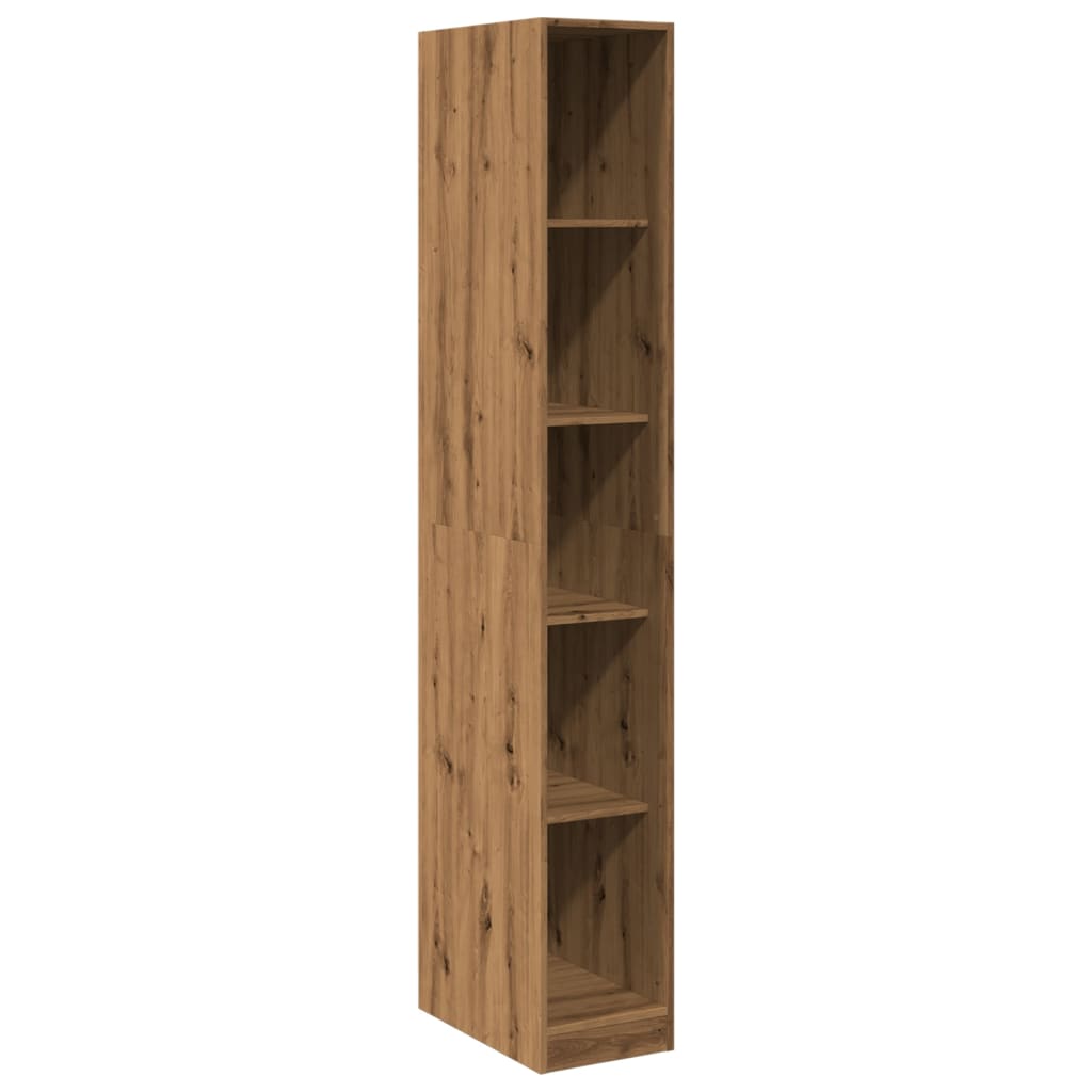 Artisan Oak Wardrobe 11.8 x 19.7 x 78.7 in (30 x 50 x 200 cm) Particleboard