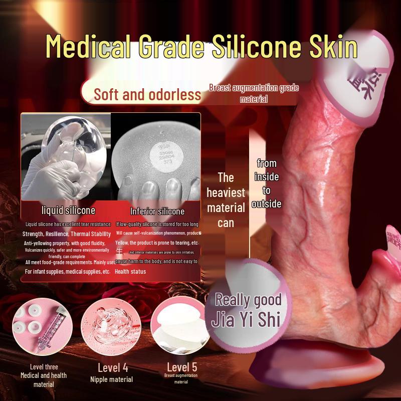 Masturbator Dildo Retractabil Automat pentru Femei: Baston pentru Orgasm Feminin