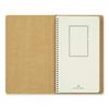 Note Spiral Ring A5 Slim Plain DW Craft Camel 15244006 Traveler's