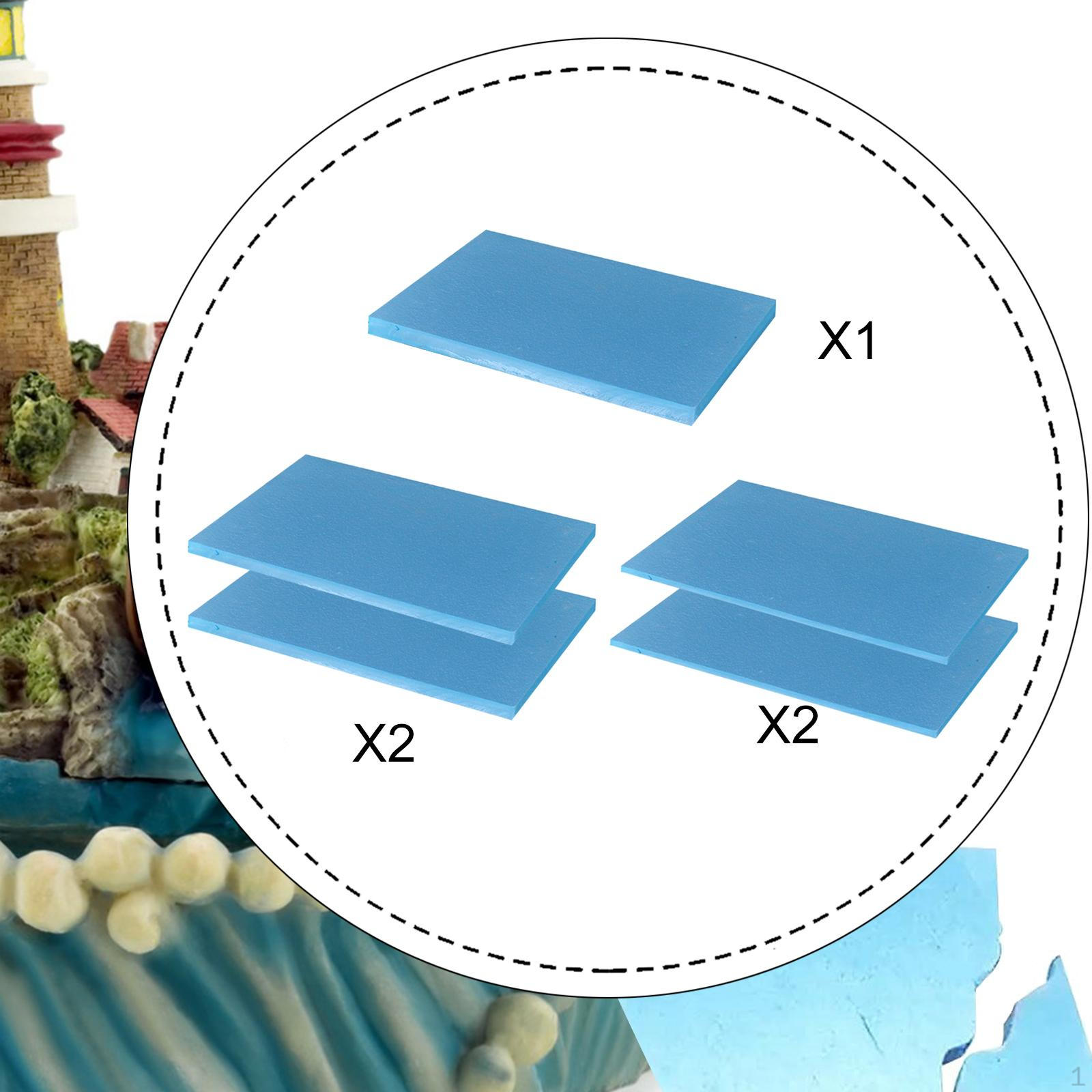 

5x Листы из пенопласта Крафт-доска DIY Проект Искусства Ремесла Модель Диорама Основа Вставка для рукоделия