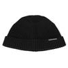 [Croogo] Summer Knit Hat, Shallow Knit Watch Cap, Men's Beanie, Thin, Islamic Style, Plain Short Watch Cap (G-KH07-Black)