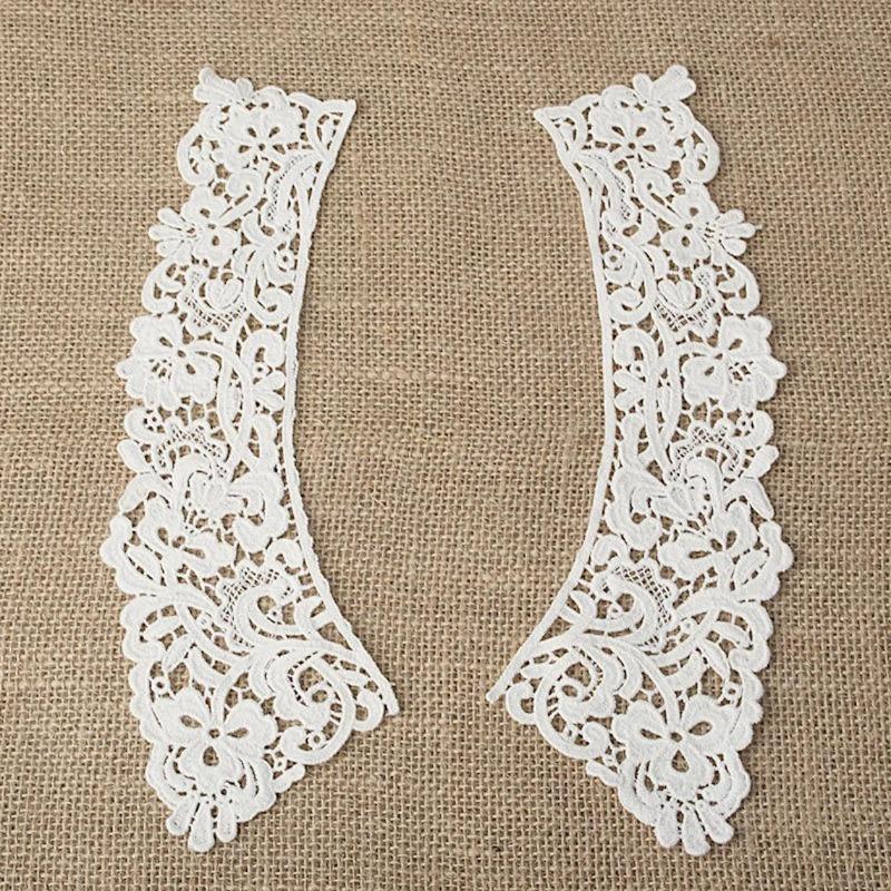 Lace Fabric Neckline Detachable Fake Collar DIY Breathable Scarf Around Neck Flower Sweet Hollow Comfortable Patch