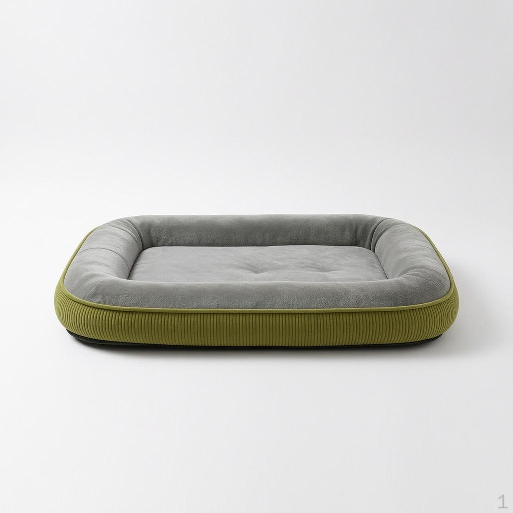 AllSeason Pet Bed for Dogs and Cats, Warm Sofa Cushion Small to Medium Pets XXL 90*75CM Red Edge