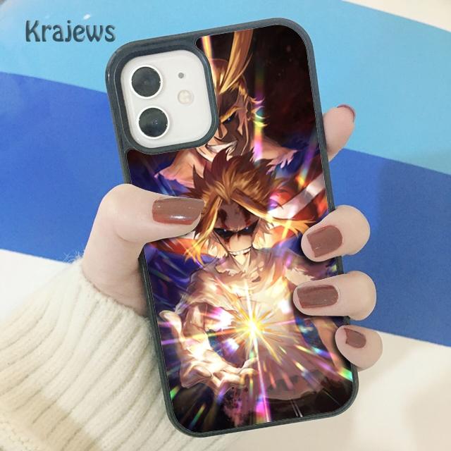 Krajews All Might Boku No Hero Academia Soft Phone Case Cover For iPhone 14 SE 6 7 8 Plus XR XS 11 12 13 Pro Max Galaxy S21 S22