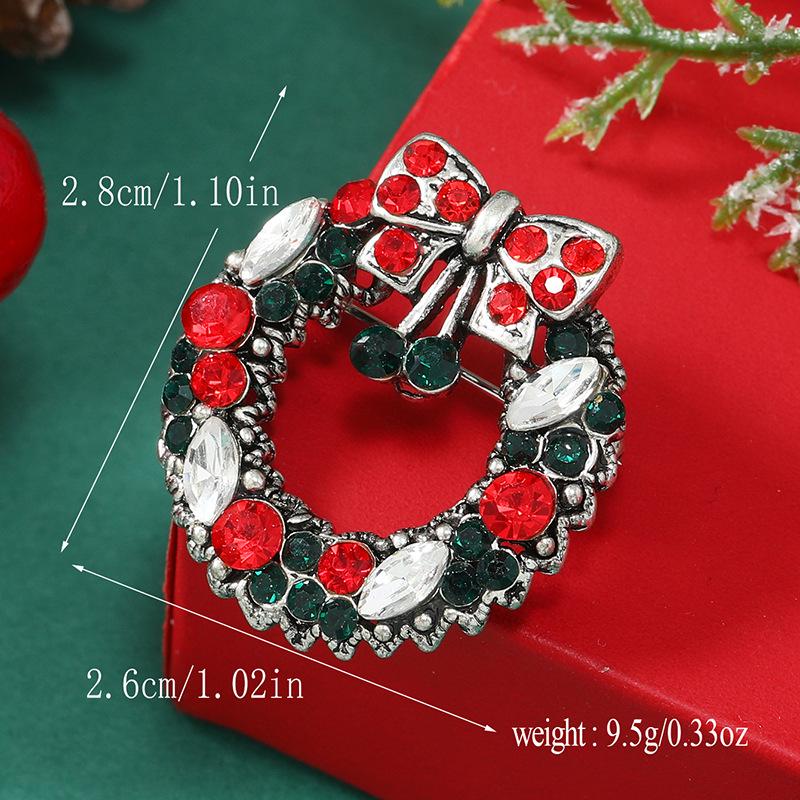 Rhinestone Christmas Brooch Collection: Snowflake, Snowman, Tree, Bell, Boot Pins – Festive Suit Accessories  Gifts