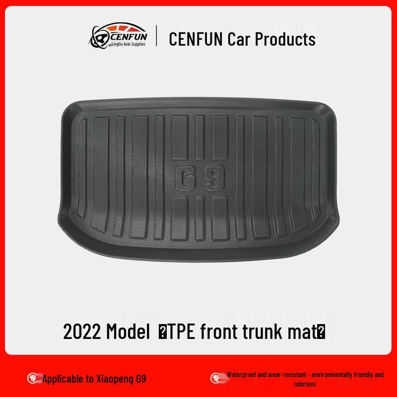 Xpeng G9 2024 Trunk Mat and Rear Seat Protector - TPE, Odorless, Eco-Friendly