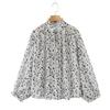 2026 Polka Dot Blouse Women - Loose Fit Long Sleeve Shirt With High Stretch Street Style Regular Cut