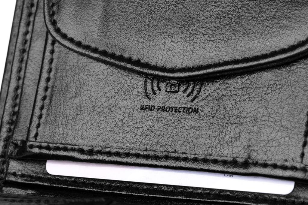 Men' Leather Wallet Kantyk Black