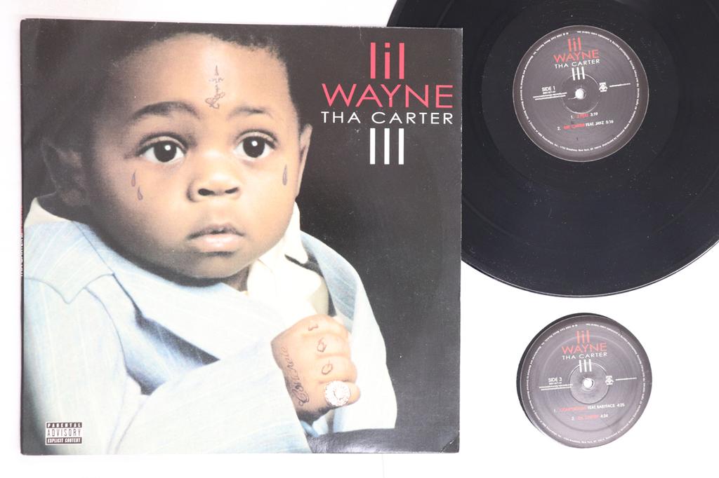 LP Record LIL WAYNE - Tha Carter III (Vol.1) B001167101 Cash Money Reco 2008 US Rap & Hip-Hop/R&B Used