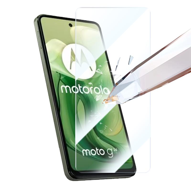 RURIHAI 10Pcs For Motorola Moto E14 4G/G04 4G/G04s 4G/G24 4G Screen Protector 9H Hardness HD Clear Film