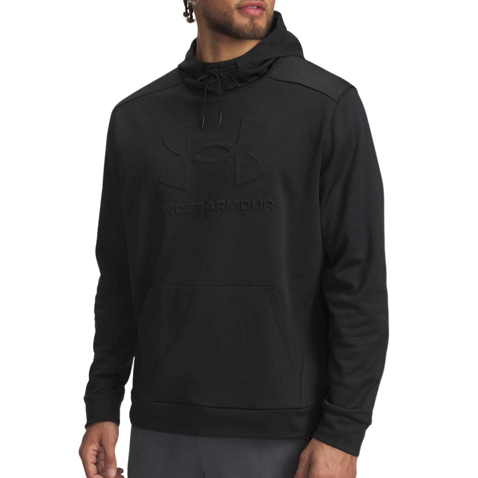 

Under Armour Худи из флиса Armour, удобное, простое, однотонное, мужские худи 6003962-001 L