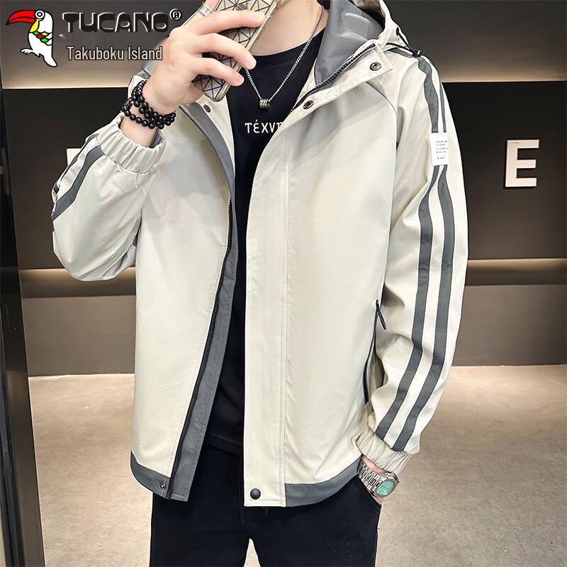 Tucano Men's Hooded Workwear Casual Jacket