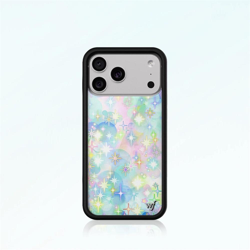 

Wildflower 2025 New Cherry puppy Phone Case Flash Diamond For iPhone 17 Pro Max 12 13 14 15 plus 16 Pro Cover 3D WF Cartoon Case For iPhone 17 air