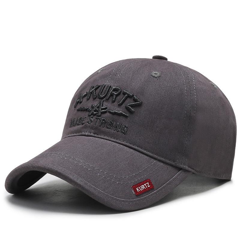 New men's baseball cap cotton cap autumn hat versatile outdoor sports simple sun hat