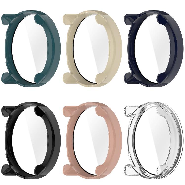 Gehärtete Glasfolie Integriertes PC-Schutzgehäuse für Suunto Nautic S, Leichte einfache Montage Kratzfester Uhrenschutz