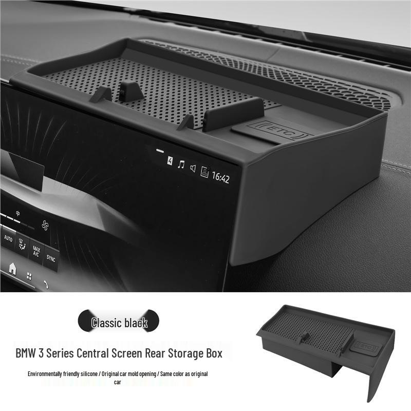 BMW X5, LX3, iX1, New 3 Series, 5 Series Center Console Screen Silicone Storage Box Accessory.