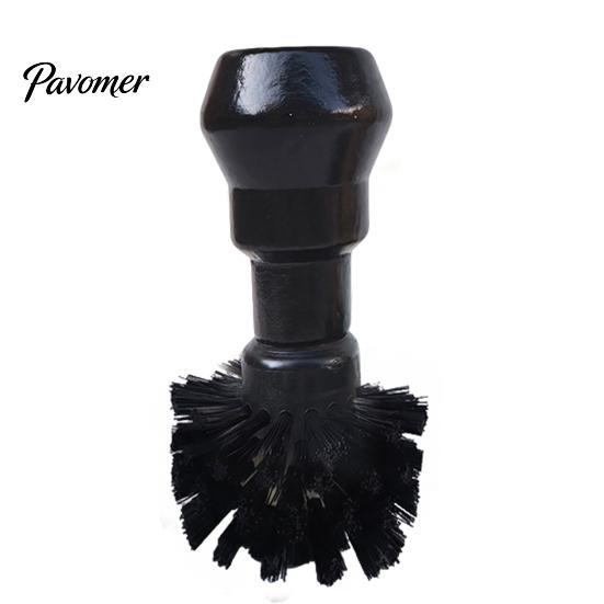 Espresso Machine Maintenance Kit Coffee Portafilter Basket Cleaning Brush, Soft Bristle with Barista Tool for Wood Handle Corner Professional Supplies