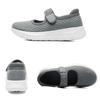 Spring walking shoes for women, middle-aged and old, Velcro, lightweight mother shoes, outdoor non-slip flat shoes for women