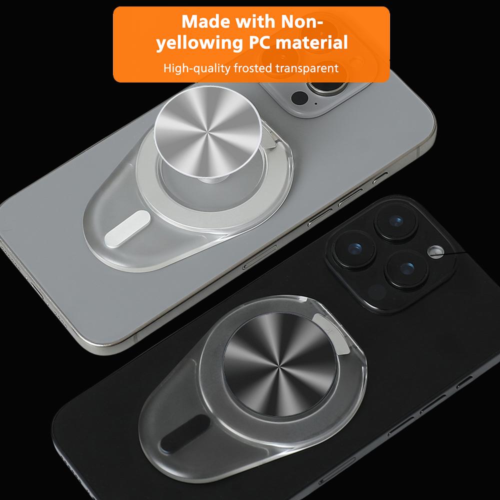 Grippopso Aggiornato Per MagSafe Impugnatura per Cellulare Tok Socket Universale Modello CD Supporto Magnetico per Telefono, Rotazione a 360°, Oscillazione di 125°