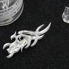 Punk Flame Dragon Duckbill Clips Totem Hair Side Clips Halloween Hair Grips Ponytail Decoration Cosplay Hair Barrettes