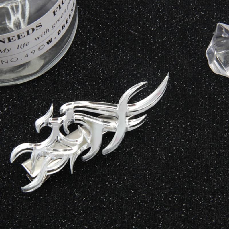 Punk Flame Dragon Duckbill Clips Totem Hair Side Clips Halloween Hair Grips Ponytail Decoration Cosplay Hair Barrettes