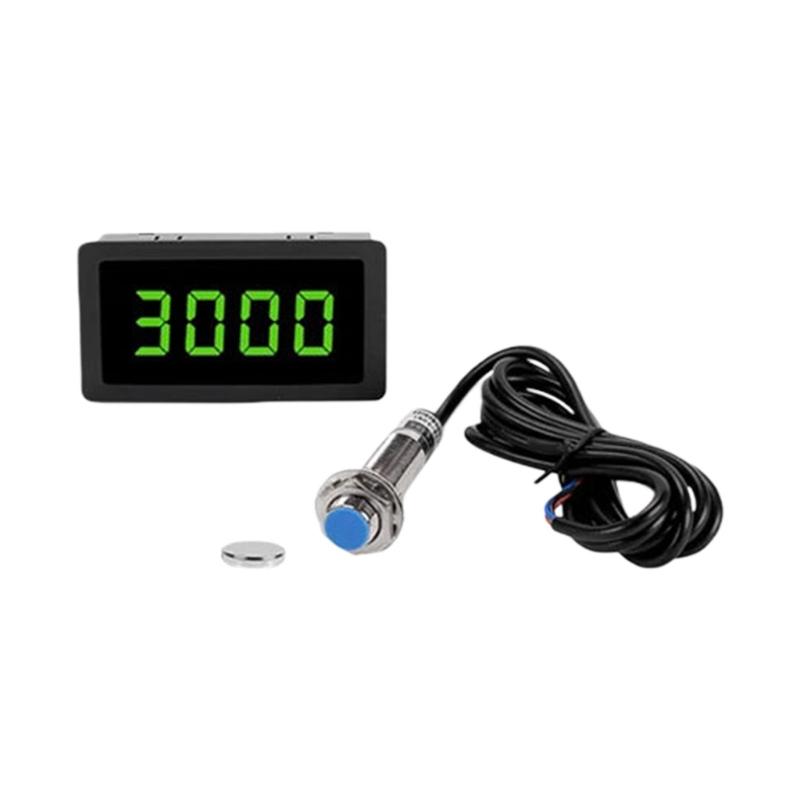 Upgrades Hall Sensors Speed Meter Digital RPM Tester Easy Installation Low Power Consumption Not Interferences for Motors