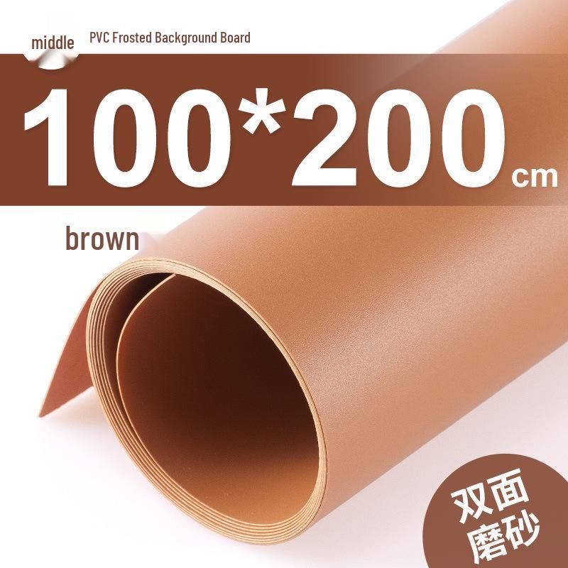 White Frosted PVC Photography Background Board - Waterproof Gray Reflective Cloth