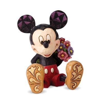 Enesco Disney Traditions Jim Shore Mini Mickey Mouse Sitzende Pose Disney Figur 2,75 Zoll