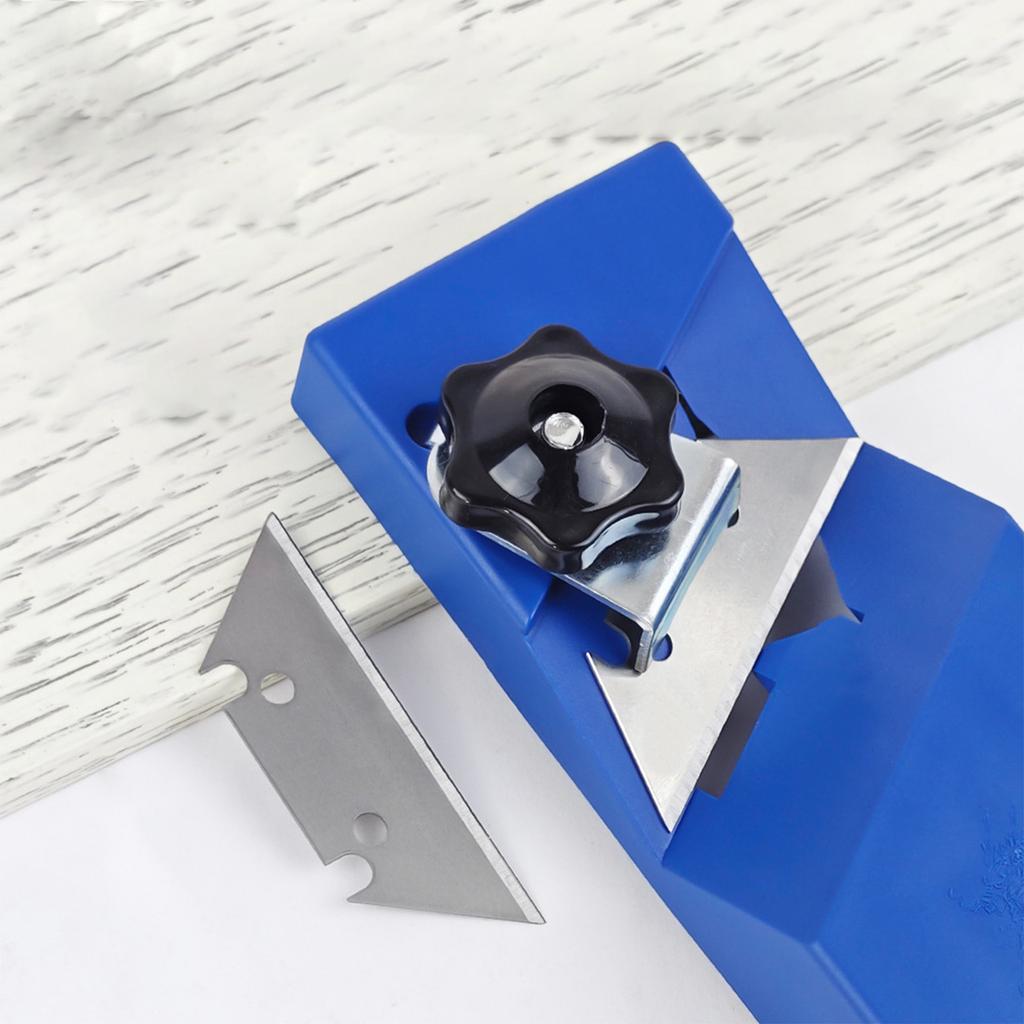 Gypsum Board Chamfering Plane Ergonomic Designs Drywall Bevel Tool Easy Carry for Precise 45 Degree & Right Angle Cuts