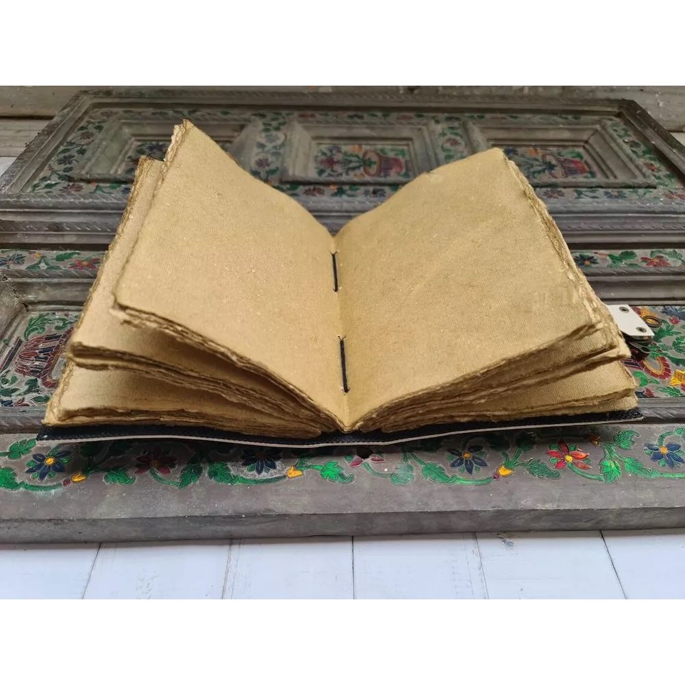 Triple Moon Goddess, Journals for Adults, Protective Printed Leather Journal