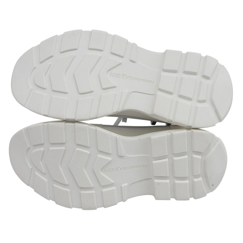 Mükemmel Alexander McQueen spor ayakkabıları TREAD SLICK beyaz deri erkek 41 705662 Kullanılmış