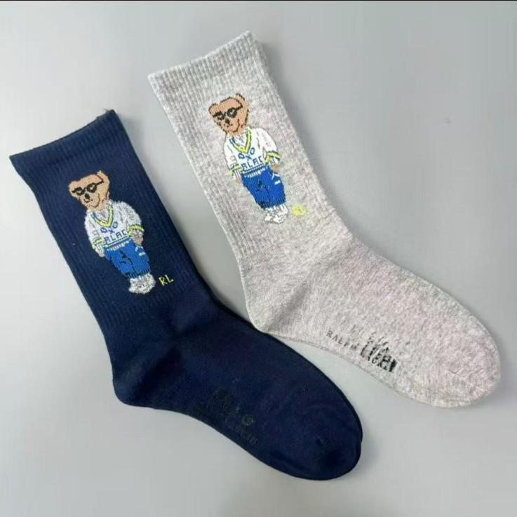 Autumn/Winter Bear Pattern Mid-Calf Women's Trendy Casual Socks