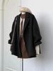 Women's Trendy Maillard Woolen Coat, 2025 Winter Collection - Cotton-Padded, Mid-Length, Petite Size